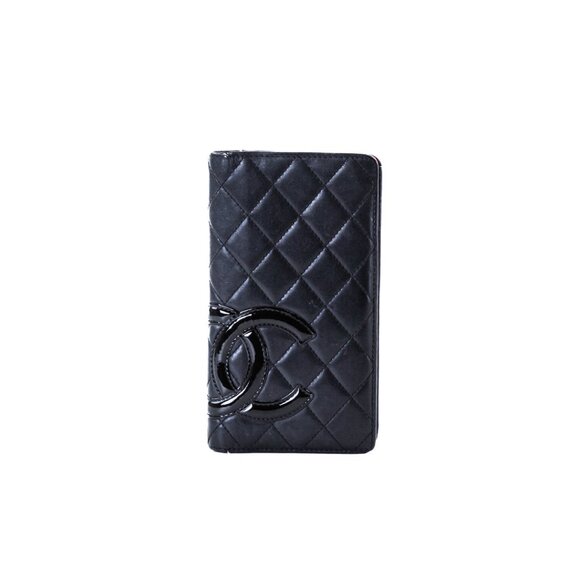 Chanel Cambon Wallet Black Lambskin - Picture 1 of 6
